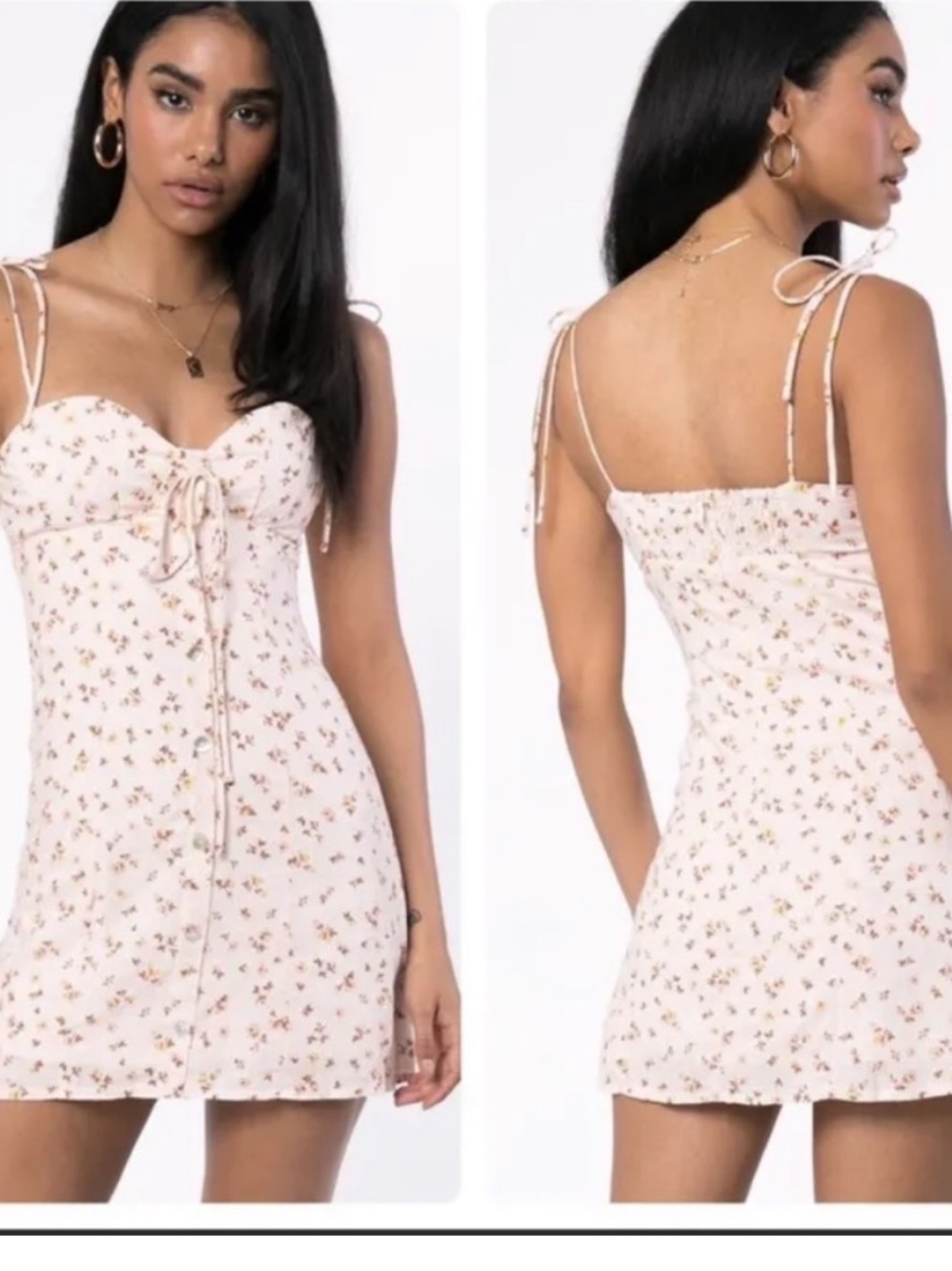 Princess Polly Marla Floral Light Pink Mini Dress
